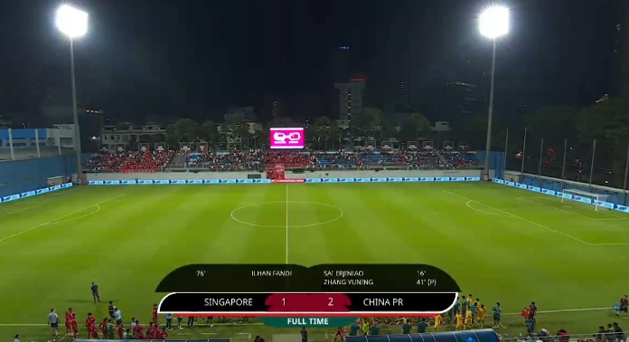 国足热身2-1新加坡 下半场换人后混乱防守再拉警报