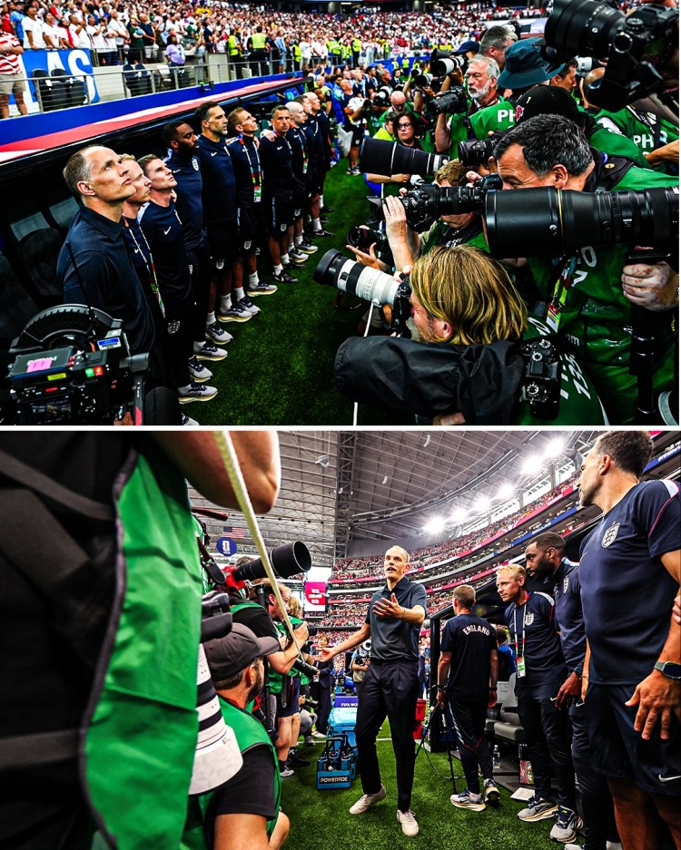 图赫尔炮轰FIFA:唱国歌时被50名摄影师怼脸挡视线 图赫尔炮轰FIFA:唱国歌时被50名摄影师怼脸挡视线