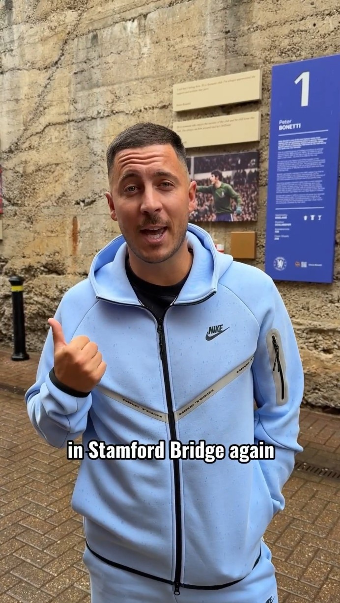 阿扎尔携子购球衣回斯坦福桥 晒视频喊话特里要折扣